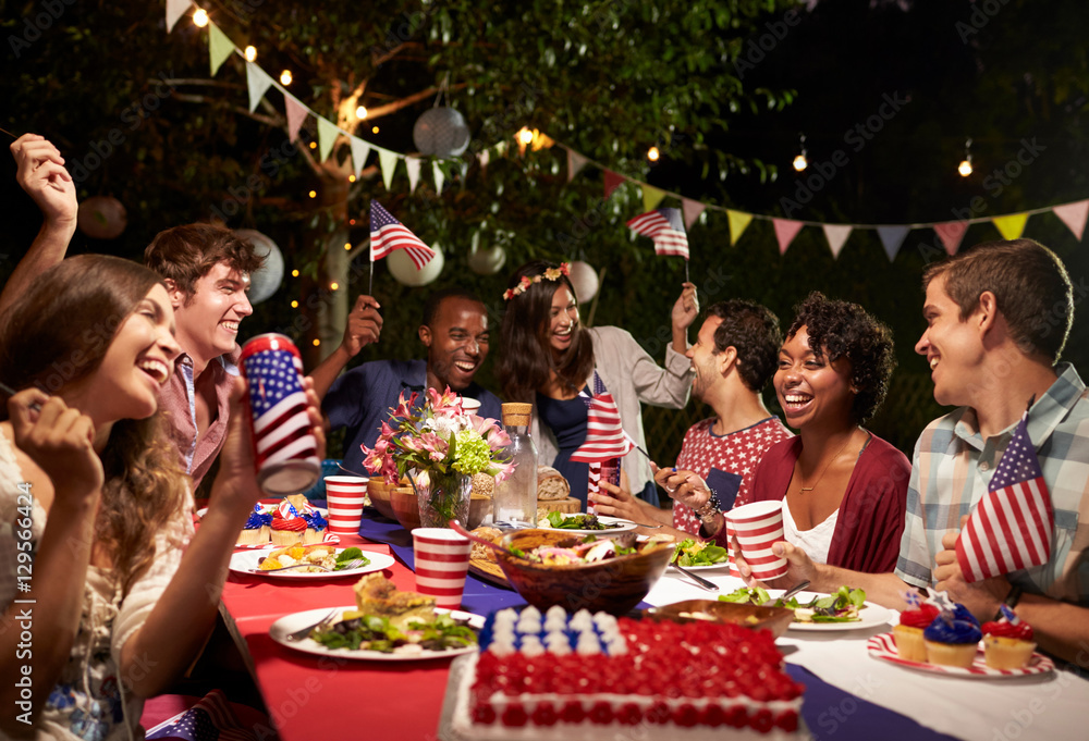 Fourth of July barbecue party