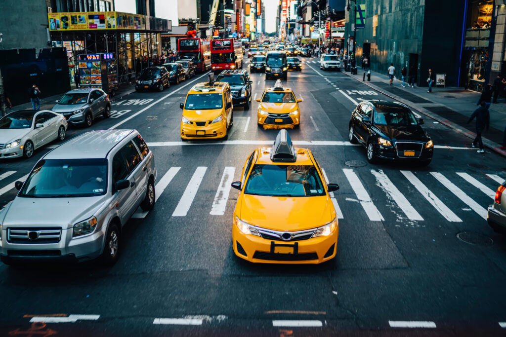 cars on road driving